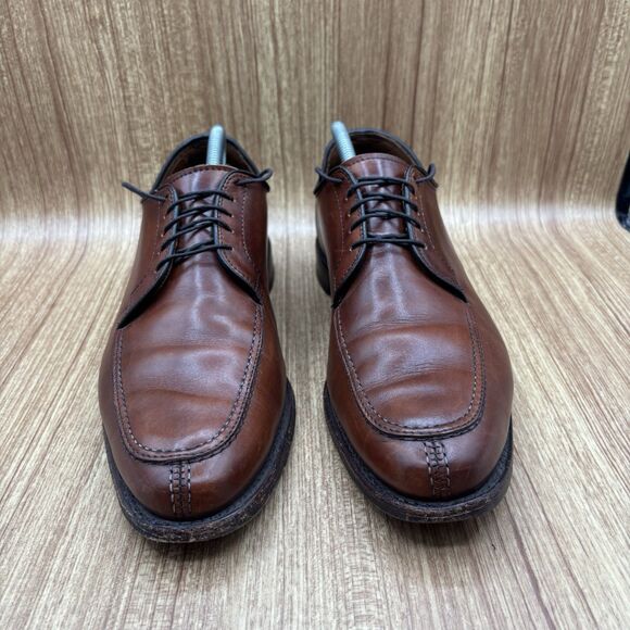Allen‎ Edmonds LaSalle Apron Split Toe Leather Brown Dress Shoes Men US 10 D main image 6